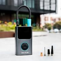 inflador compresor de aire eléctrico compacto portátil coches motos patinetes balones batería LED