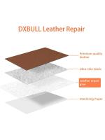 Parche de Cuero de PU Autoadhesivo Ideal para Reparación de Sofá, Muebles de Mesita, Silla, Bolso, Zapato, Cama Hecho en China - details 0