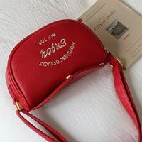 Bolso de hombro de lujo con letras coreanas simples, bolso de mano de cuero PU con bordado para mujer - details 8
