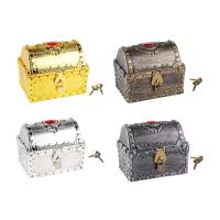Kids Storage Pirate Treasure Box Props Antique Party Favor Decorative Vintage Chest Box for Boys Girls Children Kids
