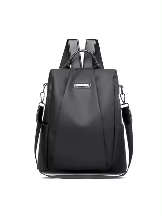 Mochila de viaje lona Oxford impermeable para Mujer, Bolso hombro Doble antirrobo nylon, a - 1