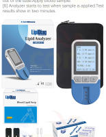 Analyzer de Litidos 4en1 Total Cholesterol, Cholesterol de Alta Densidad, Trigliceridos - details 5