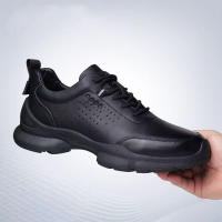 Zapatos de hombre primavera nueva malla de cuero transpirable zapatos para correr juventud al aire libre tendencia zapatos deportivos - details 17