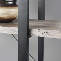 Librería Estable de 5 Capas, Almacenamiento, Estantería Divisoria de Pie, Fácil Montaje, Sala, Dormitorio, - details 3