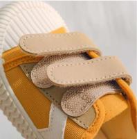 El nuevo gancho casual inferior suave vendedor caliente de la lona del color sólido del otoño ata los zapatos de los niños - details 3