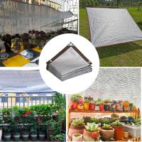 Tela de Sombra Reflectante Aluminet Malla de Plata para Bloqueo Solar Ideal para Flores y Plantas en Invernadero, Patio y Césped Resistente al Agua Construcción de China - details 3