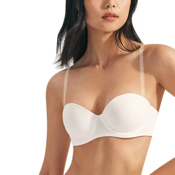 Sujetador en U sin rastro, sujetador invisible sin espalda, sujetador de belleza push-up sexy - 1