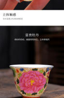 Juego de caja de regalo de taza Personal de té de degustación de taza de té Master Kung Fu de cerámica esmaltada - details 16