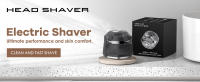 Afeitadoras de cabeza para hombres calvos - Afeitadora eléctrica magnética de un solo cabezal, hoja de área súper grande, motor de alta velocidad de 10000 RPM para afeitado rápido, resistente al agua IPX8, pantalla LED, bolsa para viajes Gris - details 1