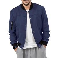 Chaquetas de moda de primavera para hombre, chaquetas informales con cuello levantado, abrigos, chaqueta para hombre - details 6