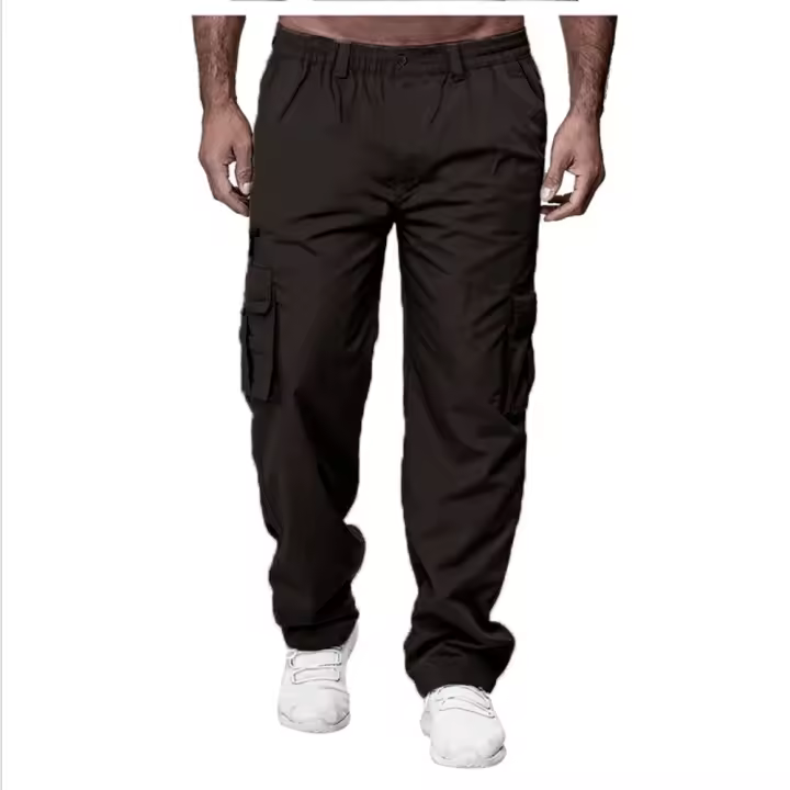 Pantalones rectos informales pagados para hombre, otoño. - 1