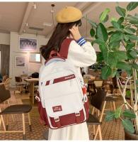 Mochila escolar de gran capacidad para niñas adolescentes, mochila grande de nailon resistente al agua para estudiantes de secundaria - details 18