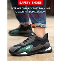 Zapatos de Trabajo Indestructibles Nuevos Zapatillas de Acero a Prueba de Golpes y Anti-perforación Botas de Seguridad para Hombres Hechas en China - details 2