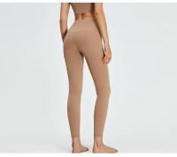 Mallas sin costuras de cintura alta para mujer, pantalones elásticos de Yoga, ropa de gimnasio informal - details 5