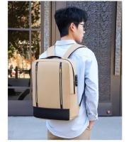 Mochilas de gran capacidad, mochilas de cerradura de contraseña impermeable para hombres, viajes de negocios, mochilas de carga USB - details 6