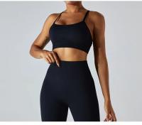 Sujetador Deportivo de Yoga para Mujer Sexy Espalda Deportiva Sin Costuras Secado Rápido Transpirable Top para Danza y Ciclismo Material de Nylon Adecuado para Correr Primavera Verano - details 23