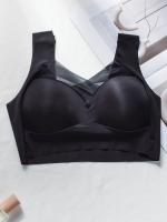 Ropa interior de 2 uds., sujetador sin costuras para mujer, Tops sexis de talla grande, ropa interior pequeña y cómoda sin anillo de acero - details 13