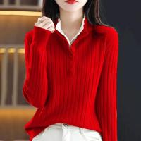 Moda Coreana 2025 Suéteres de Punto para Mujeres Jerseys Cálidos para Otoño-Invierno Estilo Casual - details 4