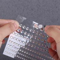 Pegatinas de joyas para el cabello, tatuaje temporal, tira larga de diamantes de imitación, adhesivo para la cara, decoración de diamantes de imitación para el cabello - details 8