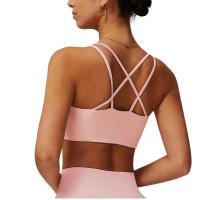 Sujetador deportivo ligero, transpirable y grueso para yoga y actividades de gimnasio para mujer - details 10