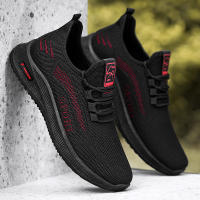 2025 nuevos deportes zapatos de los hombres transpirable casual nuevos zapatos de suela blanda tejida con mosca zapatos deportivos de los hombres - details 4