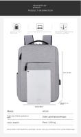 Mochila de viaje de gran capacidad para hombres, Libro informal para hombres - details 0