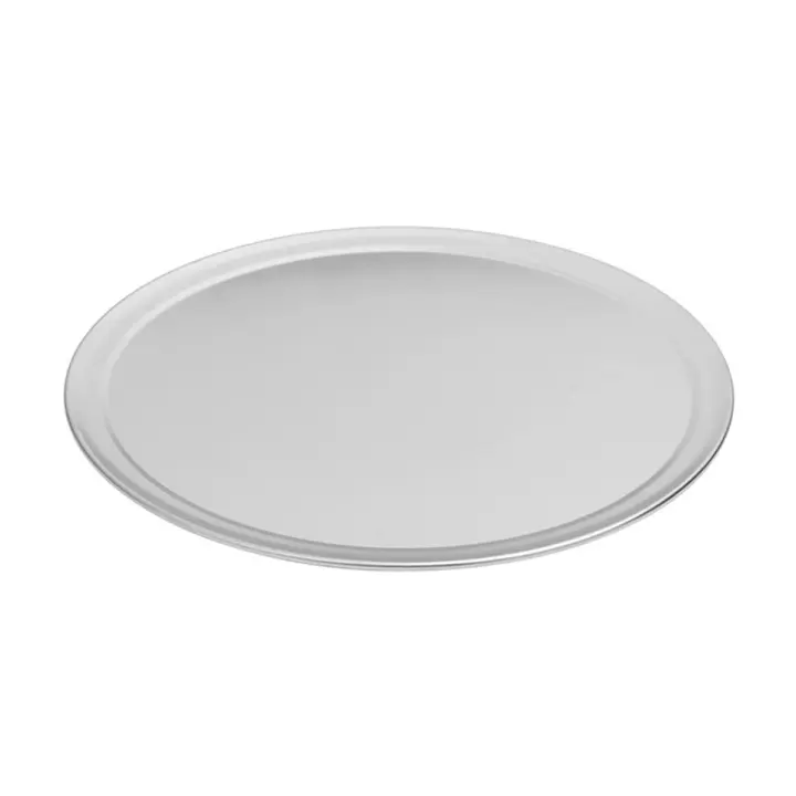 Bandeja para hornear de aluminio con borde ancho de 16 pulgadas, bandeja para Pizza, duradera, ligera, perfecta para hornear - 1