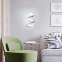 Goeco-Lámpara de Pared LED para interiores, Luz Blanca Fría de 18W, 2000lm, Apliques de Pared para Dormitorio, salón, Pasillo, 6500K - details 5