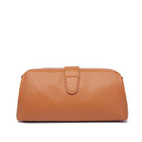 Europea y americana retro de cuero de la PU boca bolsa dorada doctor bolsa clip bolsa casual mini bolsa de mensajero - details 11
