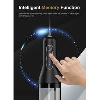 Irrigadores Dental Bucal Portatil Inalámbrico Profesional con 4 Boquillas 4 Modos 260 ML, IPX7 Impermeable, Irrigador Bucal Electrico de Viaje y Familia para Viajar y Uso Doméstico,USB Recargable Para Limpieza de Dientes ,Limpieza bucal - details 7