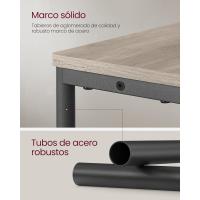 Mesa Adicional de Alta Gama con Multienchufe Mesa Estrecha de 3 Estanterías para Espacios Pequeños - details 5