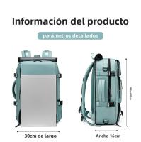 Mochila de viaje de gran capacidad para mujer, bolsa de equipaje multifuncional ultraligera, bandolera de mano, mochila de viaje para hombre - details 3