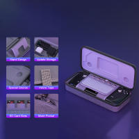 Estuche de transporte EVA con ranuras para consola de juegos, bolso Compatible con consola multicapa para cubierta de vapor, estuche de almacenamiento con cremallera, protector - details 2