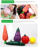 Juego realista de cortar frutas, juguetes divertidos y educativos, juegos de imitación para niños de 2 a 5 años, simulación de corte de verduras ¡divertido! - details 5
