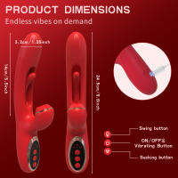 Vibrador con ventosa para mujer, potente juguete sexual, succionador de clítoris, vibradores de succión de conejo - details 4