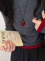 Collar Retro para mujer, nuevo nicho coreano, cadena de suéter, moda, otoño e invierno, versátil, collar de sentido premium - details 22