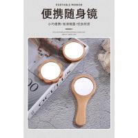 Espejo de Madera Portátil Mini Mini Espejo de Maquillaje para Mujeres Espejo Redondo de Belleza en Mano - details 7