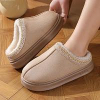 Zapatillas de algodón cálido estilo eco ence para hombre y mujer, a la moda, para interior, novedad - details 3