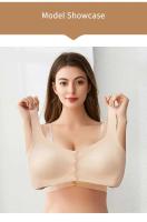 Sujetador de lactancia inalámbrico para mujer, ropa de maternidad, antisueltos, transpirable, seda helada, cómodo - details 13