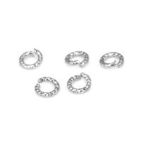 Anillos de salto de alambre trenzado de latón color oro de 18K de 5MM 6MM 8MM 10MM 12MM, anillos divididos, suministros para la fabricación de joyería, accesorios para bricolaje - details 15