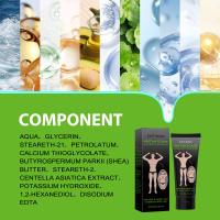 La crema depilatoria para hombres EAST MOON es suave y no irritante para brazos, axilas, piernas y todo el cuerpo. Limpia y nutre el - details 2