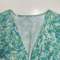 Vestido Elegante con Estampado Pastoral y Cuello en V para Mujer, Estilo Nuevo 2025, Ajustado a la Cintura - details 7