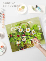 RUOPOTY-pintura personalizada por números para manualidades, imagen de dibujo de flores, regalo personalizado - details 1