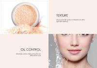 Maquillaje en polvo suelto Focallure y control de aceite de larga duración Fa15 - details 3