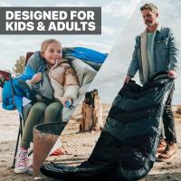MalloMe Saco de Dormir Ultraligero y Impermeable para Adultos Compacto y Ligero para Niños, Saco de Dormir para Invierno, Saco de Dormir Ligero para Montañismo y Camping - details 26