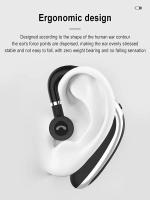 Auriculares inalámbricos K20 con Bluetooth, dispositivo de audio con micrófono HD, rotación de 180 °, oreja izquierda/derecha, Universal, para negocios, deporte, música, conductor de coche - details 2