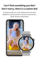 HK85-reloj inteligente para hombre y mujer, accesorio de pulsera resistente al agua IP67 con control del ritmo cardíaco, Pantalla AMOLED 1,43, seguimiento de actividad deportiva - details 6