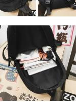 Mochilas escolares para niños y niñas, mochila grande con diseño de tiburón, impermeable, para viaje - details 13