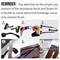 Resistance Bands 10PCS Full Set 7 Levels 5-230 lbs With Door Anchor Accessories Pull Up Assist Workout Band - details 1