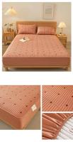 Funda de cama de estilo Simple, colcha acolchada, cubierta de colchón agradable para la piel, ropa de cama elástica para el hogar (sin funda de almohada), 1 unidad - details 13